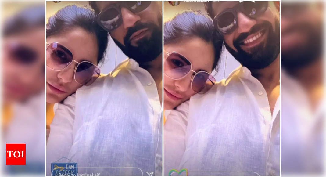 Katrina Kaif and Vicky Kaushal show off their cool summer shades in their latest selfies - Times of India